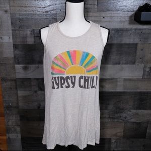 Gently Worn~Life Clothing GYPSY CHILD Tank SZ Sm